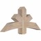 Ekena Millwork Alberta Smooth Timber Gable Bracket, Douglas Fir, 48"W x 22"H x 5 1/2"D x 5 1/2"F, 11/12 Pitch GBW048X22X0606ALB00SDF - alternate 2